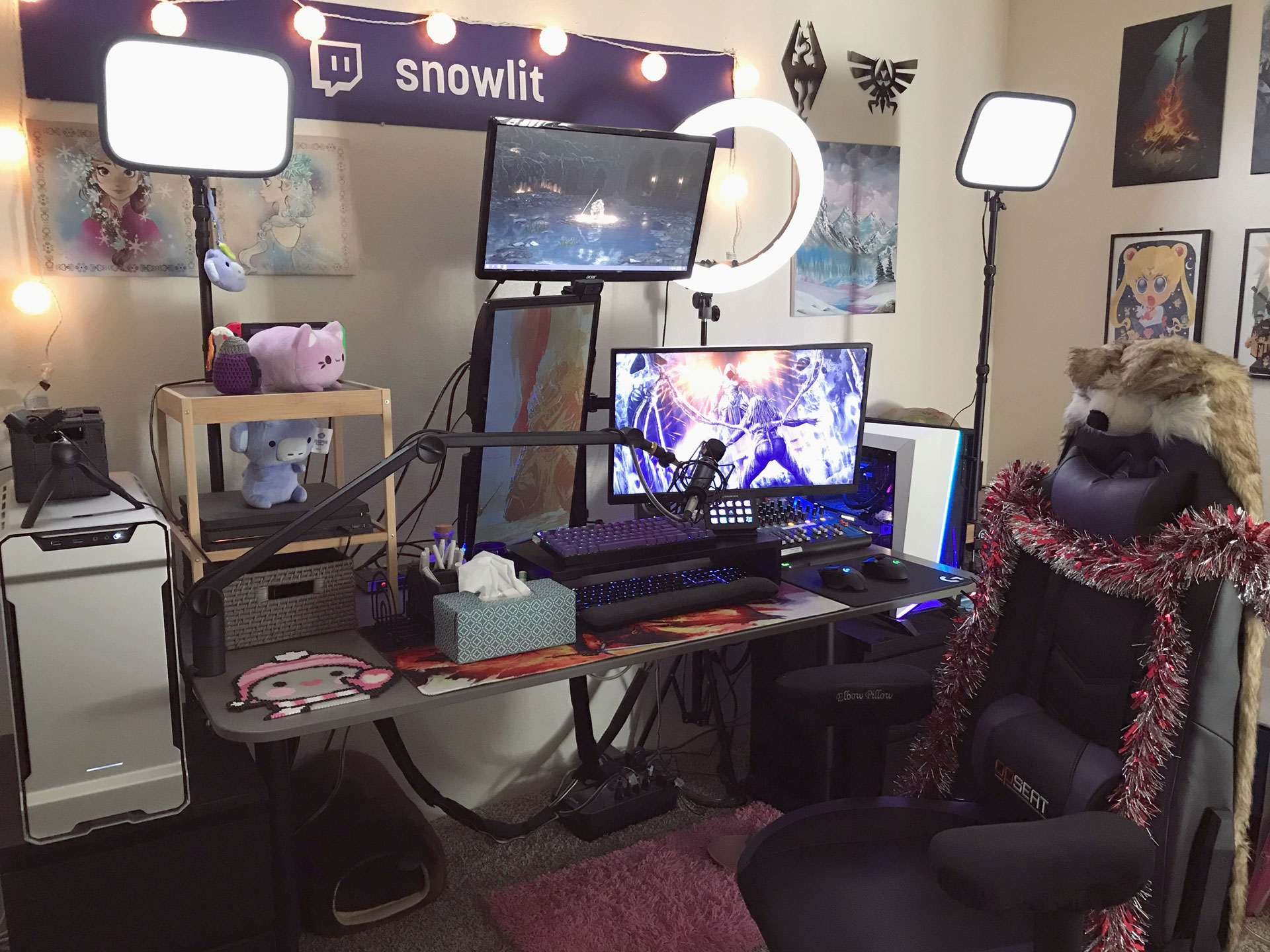 Snowlit Workstation